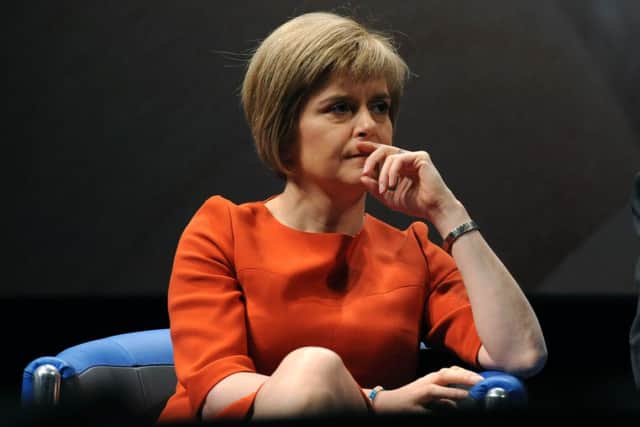 Deputy First Minister Nicola Sturgeon promised more jobs and better pensions in an independent Scotland. Picture: Lisa Ferguson