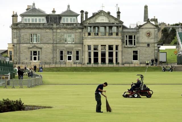 A yes vote will open the doors of the R&As Big Room to women members for the first time in history. Picture: AP