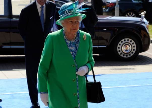 The Queen said she hopes Scots will 'think very carefully' about the future. Picture: Andrew O'Brein