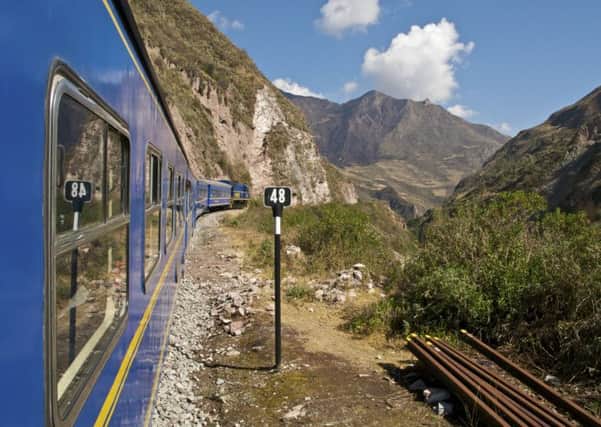 The train to Machu Picchu. Picture: Contributed