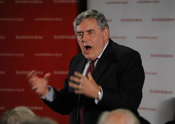 Former prime minister Gordon Brown. Picture: Andrew O'Brien