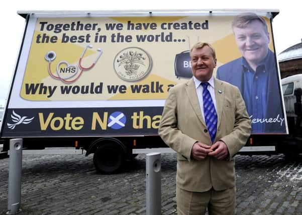 Former Scottish Liberal Democrat leader Charles Kennedy. Picture: John Devlin
