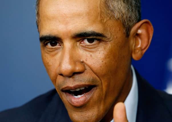 Barack Obama ordered US air strikes against the militants. Picture: Getty