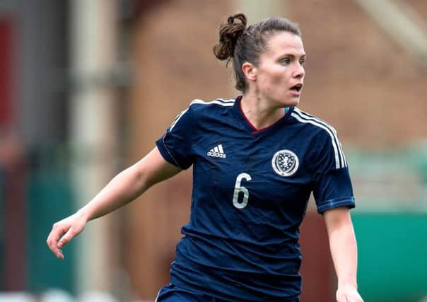 Jo Love says Scotland are on a roll at the moment and are capable of beating Sweden. Picture: Bill Murray/SNS