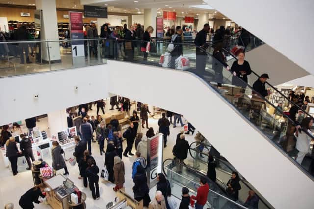 Retail sales at Scottish stores increased last month at their quickest pace since January. Picture: Getty