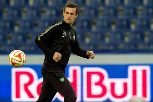 Ronny Deila trains his side in Austria ahead of their Europa League tie with FC Salzburg. Picture: SNS