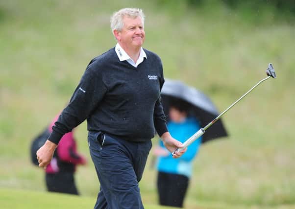 The friendly match, which precedes the Opening Ceremony will feature four former Ryder Cup Captains Colin Montgomerie, Ian Woosnam, Mark James and Corey Pavin.  Picture: Ian Rutherford