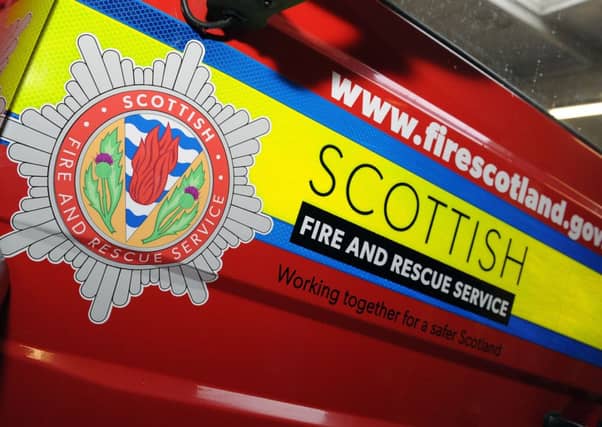 About 40 firefighters tackled a blaze at the derelict Drumoyne primary school on Shieldhall Road in the Govan area of Glasgow which was reported at around 2am today. Picture: TSPL
