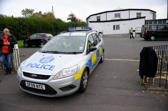 Faifley Parish Church polling station where it's alleged a man was arrested for assault on a politician. Picture: HeMedia