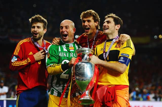 Spain won the last European Championship, staged in Poland and Ukraine. Picture: Getty