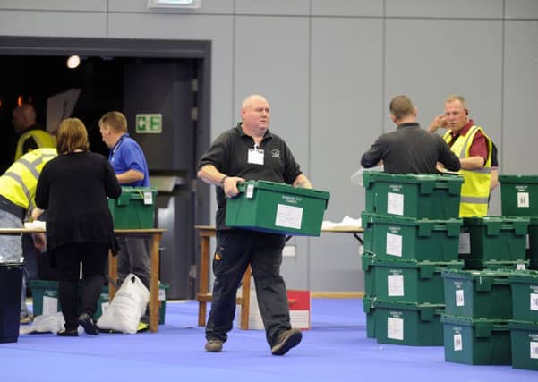 Ballot boxes arrive