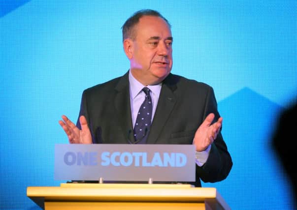 Alex Salmond says Westminster must honour pledges made during the campaign. Picture: Agency