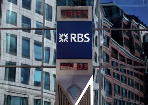 Shares in Royal Bank of Scotland surged three per cent while energy provider SSE, Glasgow-based engineer Weir and Standard Life were up by around two per cent in early trading. Picture: Getty