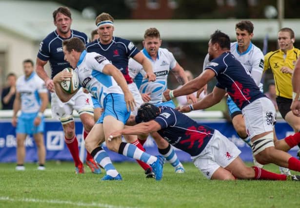 Glasgow play the Exiles in a pre-season friendly. Picture: SportPix