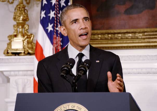 US President Barack Obama speaks at the White House on September 18, 2014. Picture: Getty