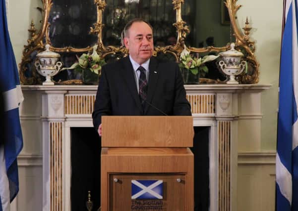 Alex Salmond will stand down as First Minister and leader of the SNP in November. Picture: PA