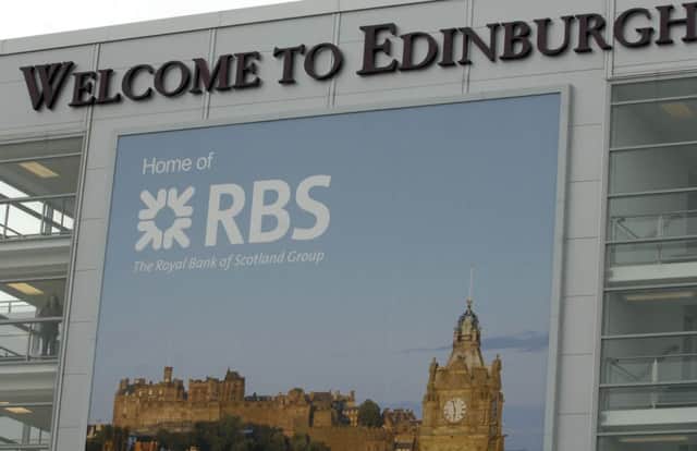 Equity jump was led by RBS. Picture: Ian Rutherford