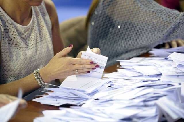 The victory was achieved with a 10 per cent majority of votes cast. Picture: John Devlin