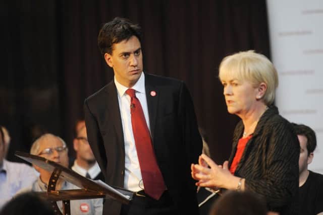 Ed Miliband, pictured with Johann Lamont, fears reform. Picture: Greg Macvean