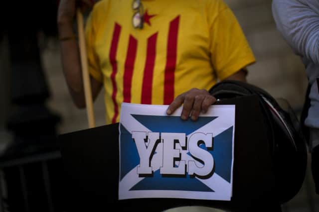 Eyes of the world were on the Scottish referendum. Picture: AP