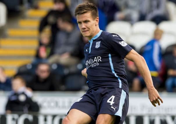 Thomas Konrad in action for Dundee. Picture: SNS