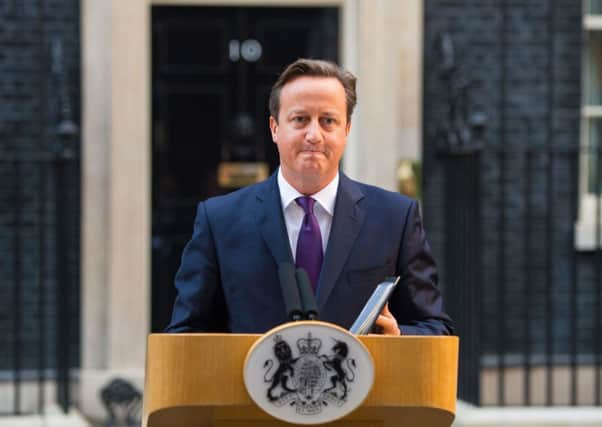 David Cameron is seeking to link Scottish devolution with English devolution. Picture: PA