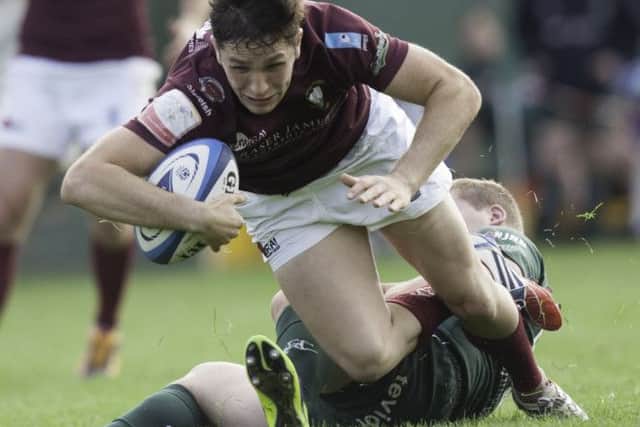 David O'Hagan on the charge for Gala. Picture: Toby Williams