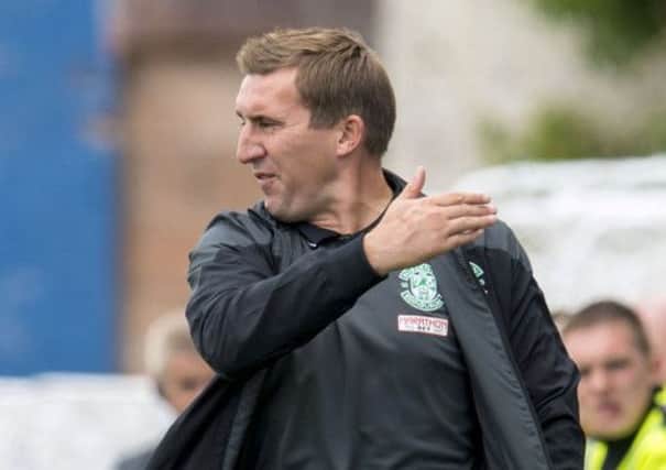 Alan Stubbs is staying firmly on course. Picture: SNS