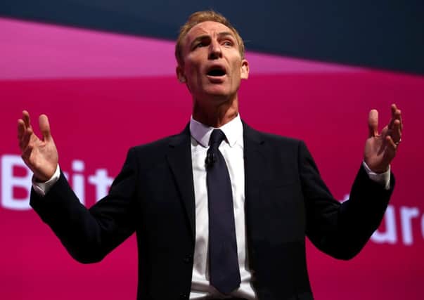 Jim Murphy on day two of the Labour party Conference. Picture: Getty