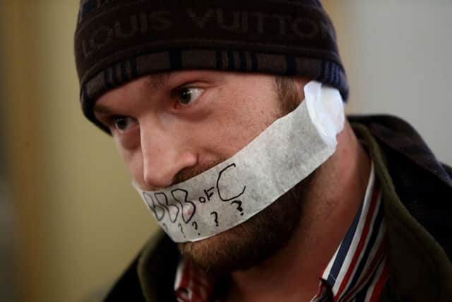 Tyson Fury: Nothing to say. Picture: Getty