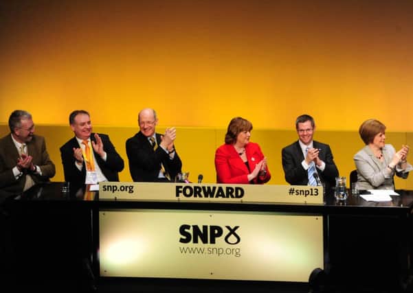 Senior SNP MSPs pictured at the party's Spring Conference. Picture: Ian Rutherford