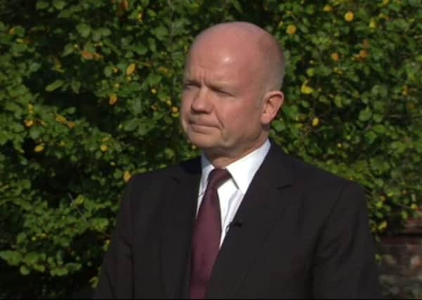 William Hague: Vow to Scotland will  be honoured