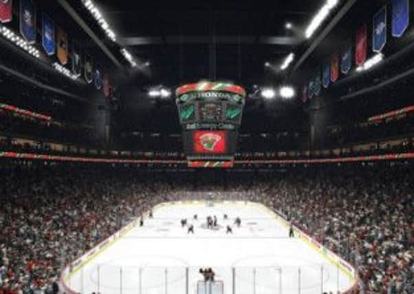 A wide shot of one of the arenas in NHL 15. Picture: Contributed