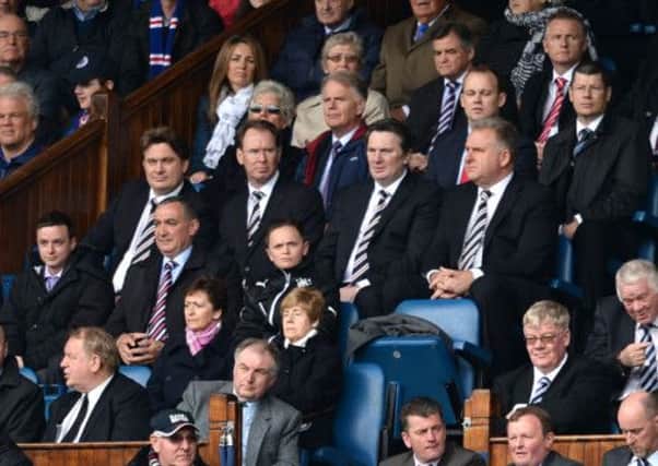 Rangers board members, from left: James Easdale, Norman Crighton, Sandy Easdale and Graham Wallace. Picture: SNS