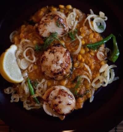Chana Daal with Scallops