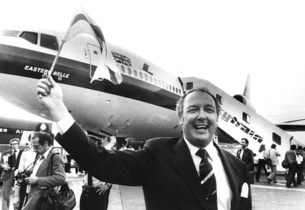 On this day in 1977, the maverick entrepreneur Freddie Laker began his Skytrain airline service from London to New York. Picture: Getty