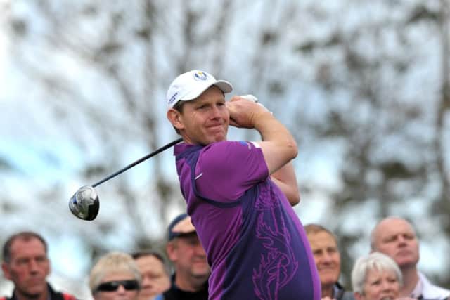 Stephen Gallacher feels comfortable in his surroundings. Picture: SNS