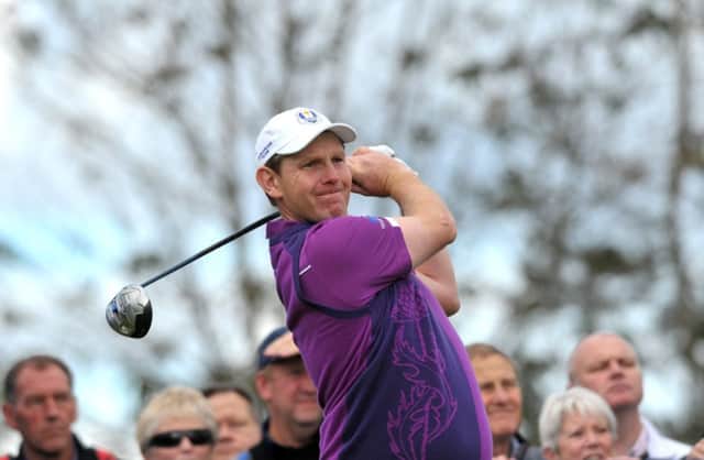 Stephen Gallacher feels comfortable in his surroundings. Picture: SNS