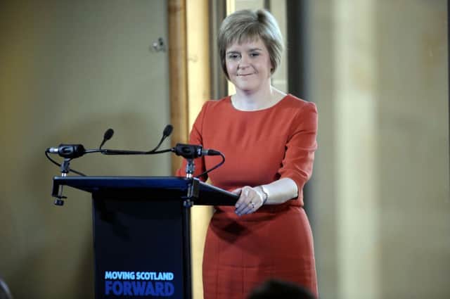 Nicola Sturgeon annouced her intention to run for leader of the SNP. Picture: John Devlin
