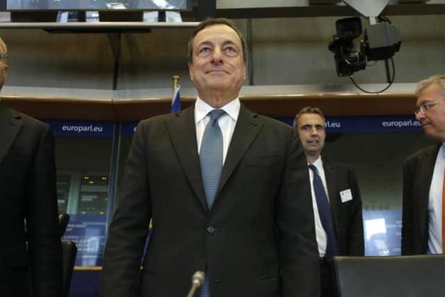 President of the European Central Bank Mario Draghi. Picture: AP