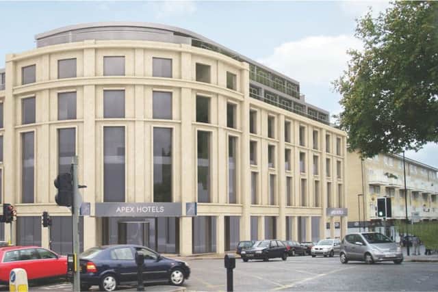 An artists impression of the new hotel in Bath