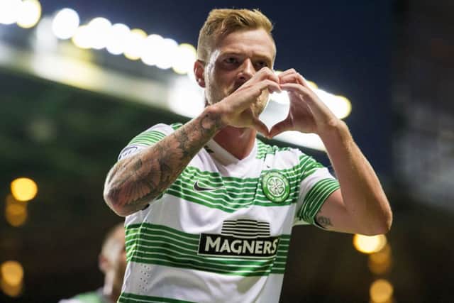 The Swede hit the opener in the Celts 3-0 rout of championship side Hearts. Picture: SNS