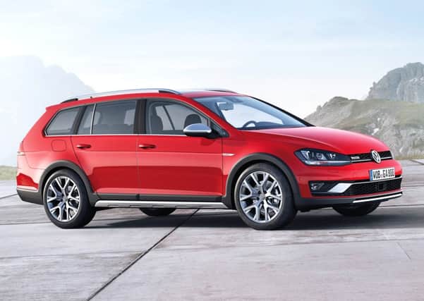 VW's forthcoming Golf Alltrack combines chunky looks with raised ride height and 4WD