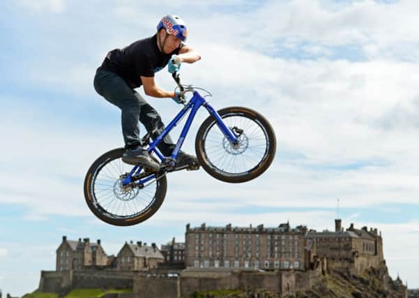 Stunt cyclist Danny MacAskill. Picture: Phil Wilkinson/TSPL