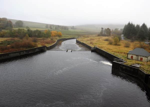 Carron Dam near Falkirk. A tribute to thousands who helped built Scotland's dams and tunnels will be built in Pitlochry. Picture: John Devlin
