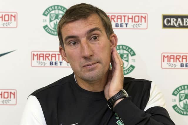 Alan Stubbs is quickly learning about the difficulties of facing the Old Firm in Glasgow. Picture: SNS