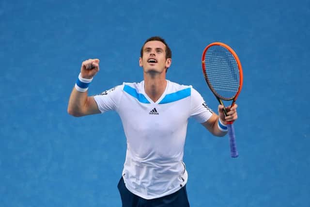 Andy Murray beat Somdev Devvarman to reach the last eight at the Shenzhen Open. Picture: Getty