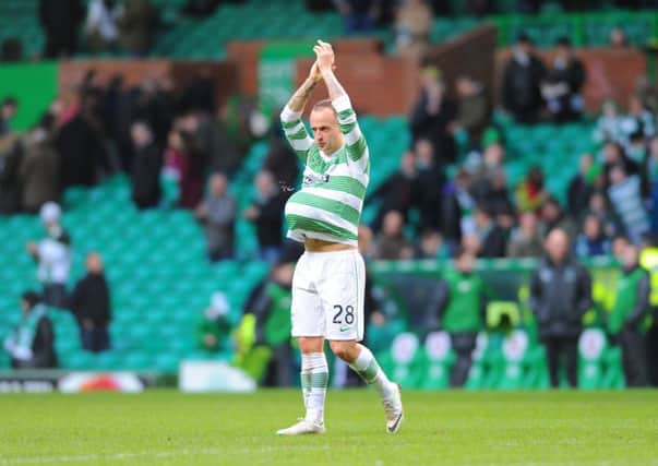 Leigh Griffiths has had very little playing time under Deila. Picture: Robert Perry