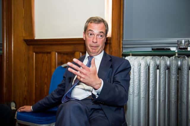 UKIP Leader Nigel Farage. Picture: TSPL