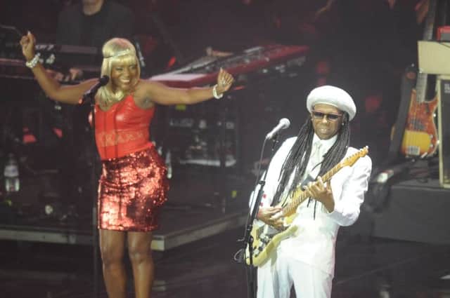 Legend Nile Rogers was the standout act. Picture: Greg Macvean